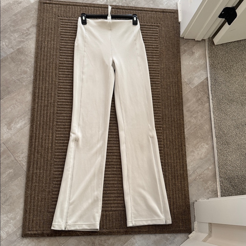 Lululemon Brushed Softstreme Ribbed Zip Flared Pant 32.5” - Picture 6 of 8